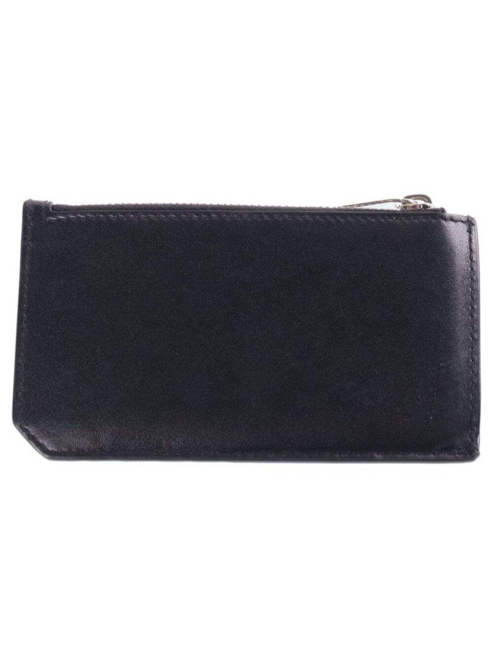Saint Laurent Paris Round Zip Card Case Black - Picture 2 of 6